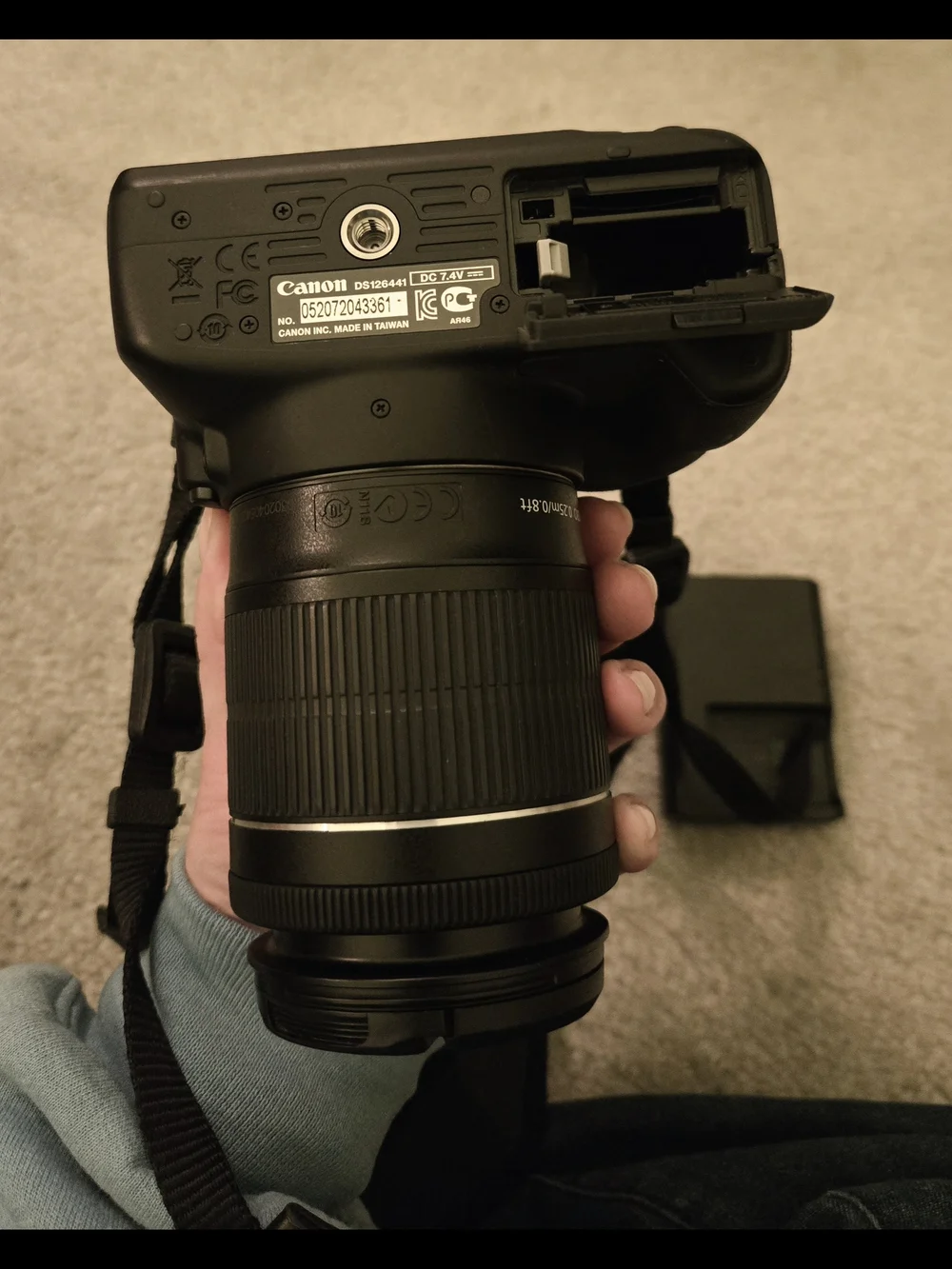 Canon EOS Rebel SL1 Black DSLR Camera with 18-55mm Lens